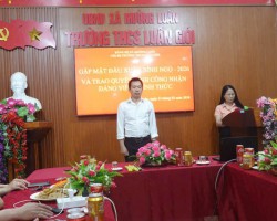 CHI BỘ TRƯỜNG THCS LUÂN GIÓI TỔ CHỨC GẶP MẶT ĐẦU XUÂN BÍNH NGỌ 2026 VÀ TRAO QUYẾT ĐỊNH CÔNG NHẬN ĐẢNG VIÊN CHÍNH THỨC